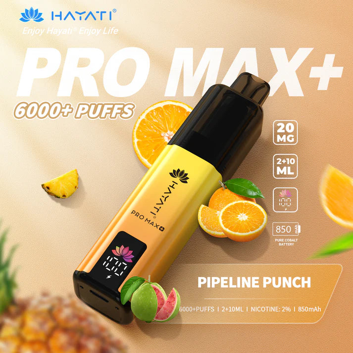 Hayati Pro Max+ 6K Puffs ( Pre-Filled Pod Kit )