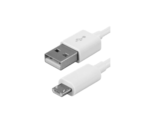 White Micro USB Charging Cable