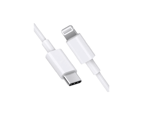 White iPhone Type C Charging Cable 1 Meter