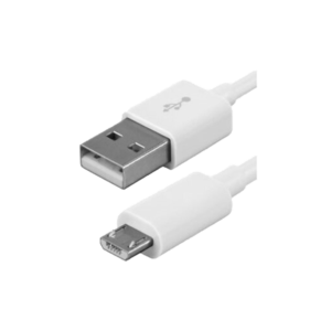 White Micro USB Charging Cable